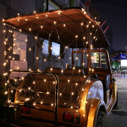 Lomotech Christmas Net Lights – 6ft x 4ft Connectable Mesh Lights for Patio, Garden and Yard Holiday Displays