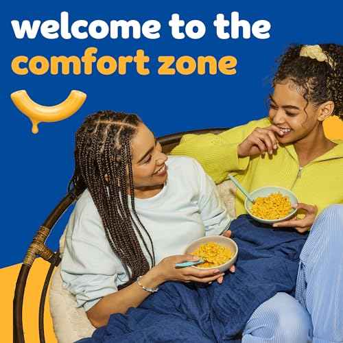 Kraft Easy Mac Microwavable Mac & Cheese – Portion-Controlled Comfort Lunch for Mindful Eating