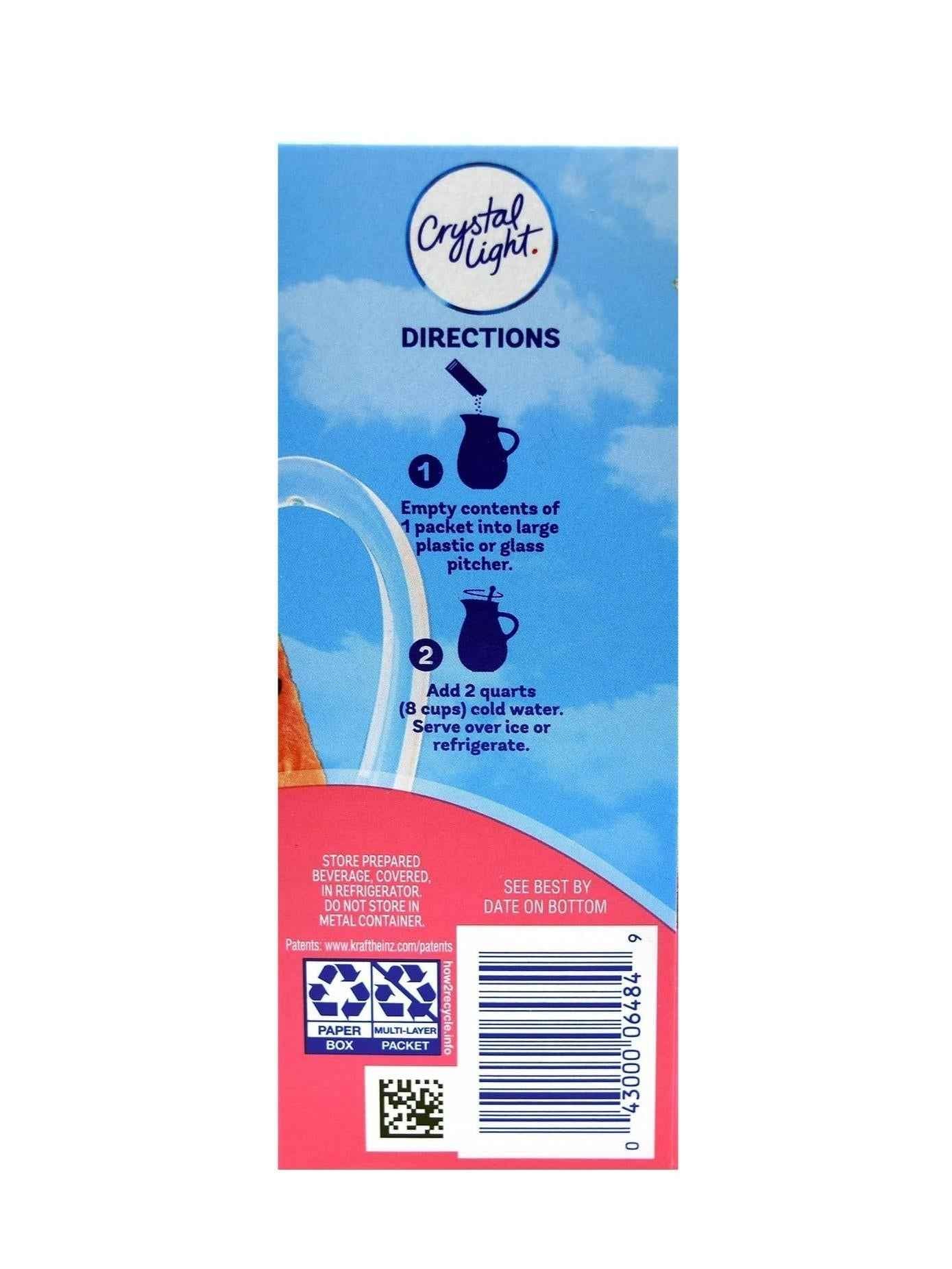 Crystal Light Strawberry Watermelon – Parent-Approved Flavored Water Packets for Children’s Lunches and Family Meals, 6 Single-Serves