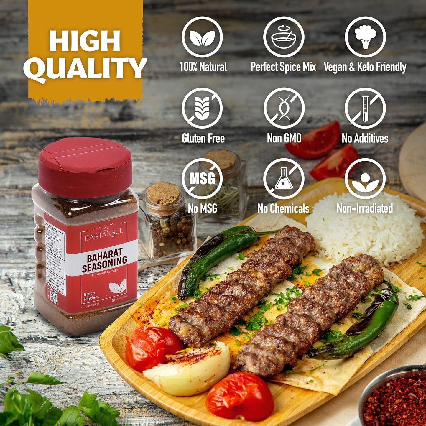 Eastanbul Baharat Spice Mix – Sodium-Free Seasoning for Health-Conscious Meal Prep Rituals