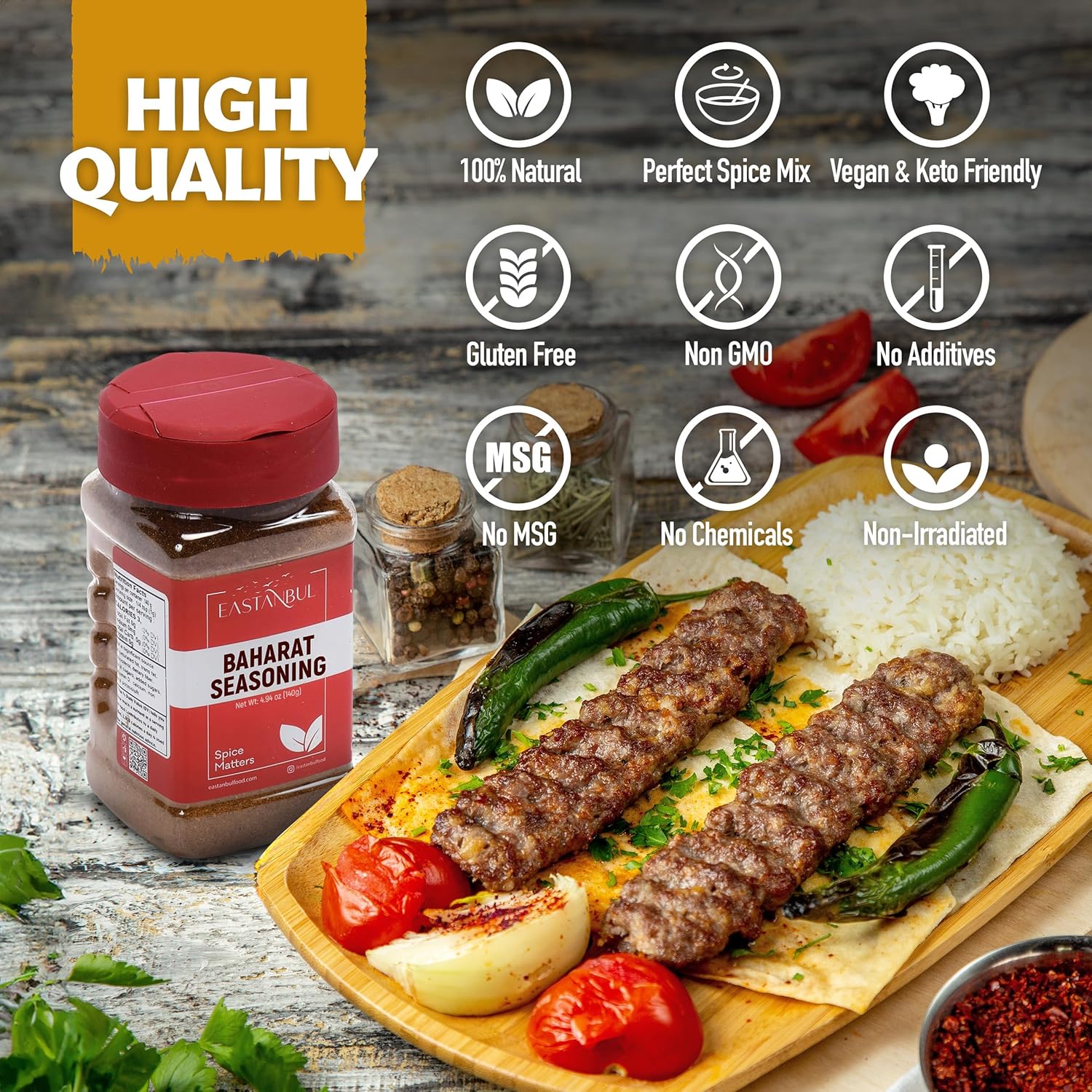 Eastanbul Baharat Spice Mix – Sodium-Free Seasoning for Health-Conscious Meal Prep Rituals