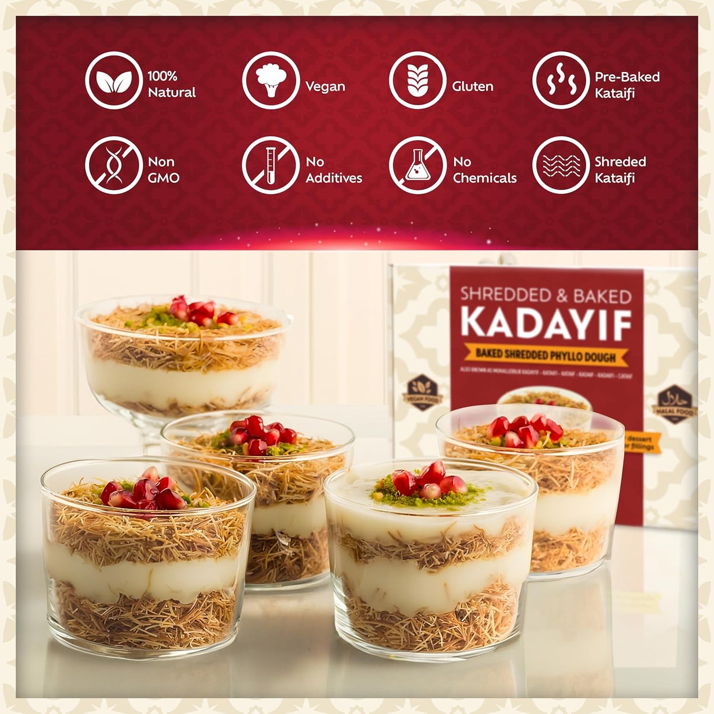 Eastanbul Baked Shredded Fillo – Plant-Based Pastry Threads for Mindful Baking and Dairy-Free Turkish Sweets