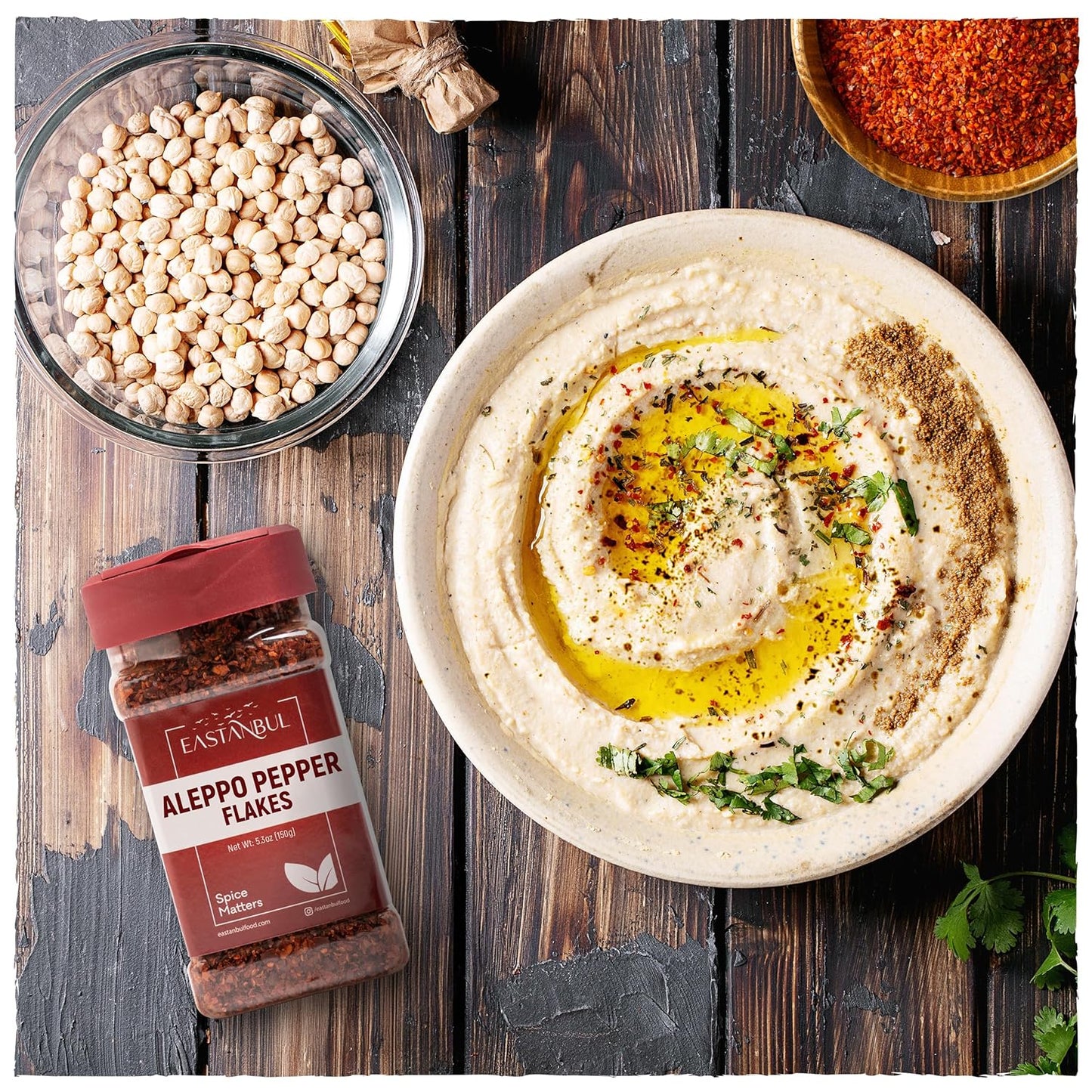 Eastanbul Pul Biber Turkish Flakes – Healthy Pantry Staple for Plant-Based Meal Prep, Gluten-Free