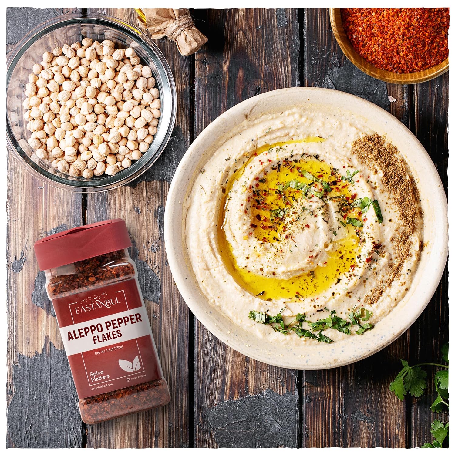 Eastanbul Pul Biber Turkish Flakes – Healthy Pantry Staple for Plant-Based Meal Prep, Gluten-Free