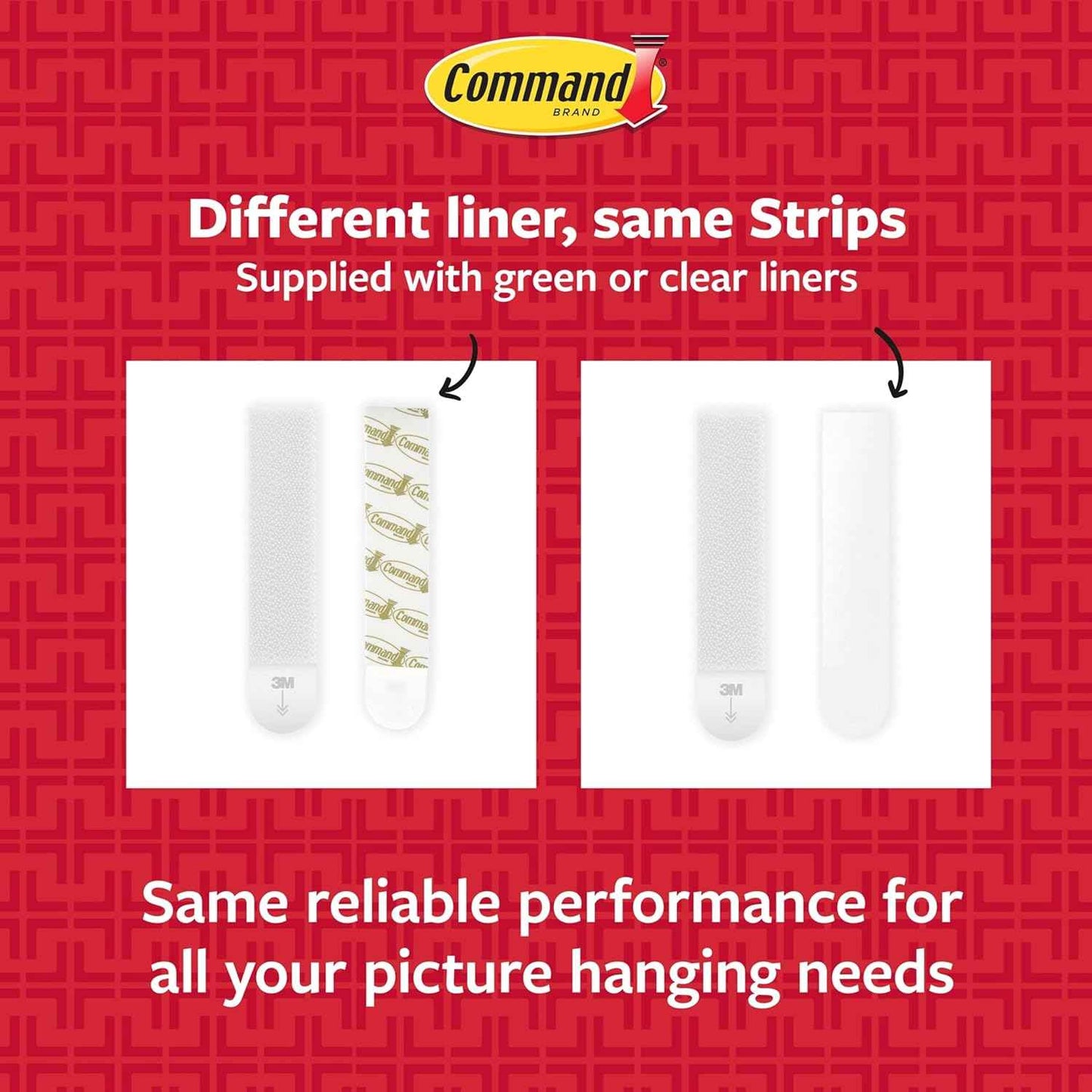 Command Large Picture Hanging Strips, White – Invisible Adhesive Solution for Intentional Gallery Walls and Neutral Spaces