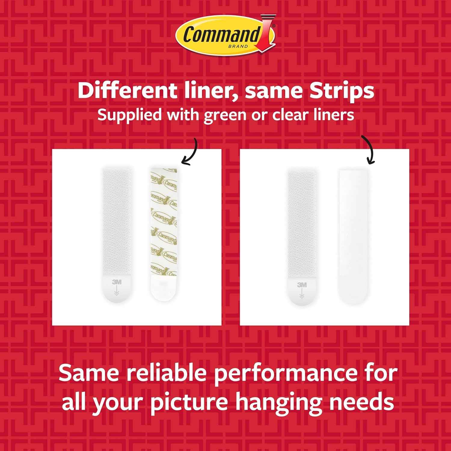 Command Large Picture Hanging Strips, White – Invisible Adhesive Solution for Intentional Gallery Walls and Neutral Spaces