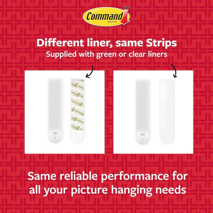 Command Large Picture Hanging Strips, White – Invisible Adhesive Solution for Intentional Gallery Walls and Neutral Spaces