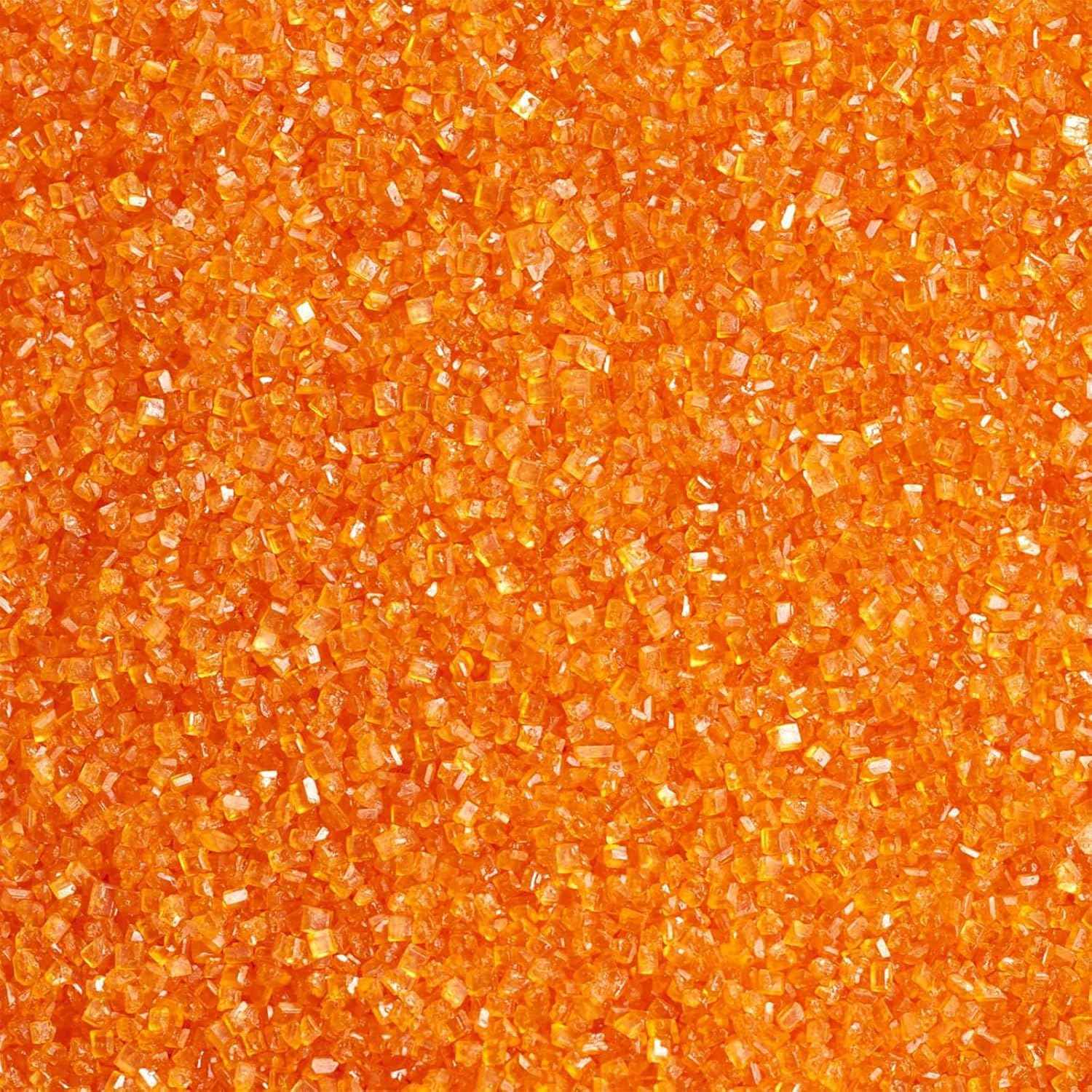 Sentovac Orange Sanding Sugar – Fun Family Baking Activity for Kids' Birthday Party Cupcakes and Sugar Cookies