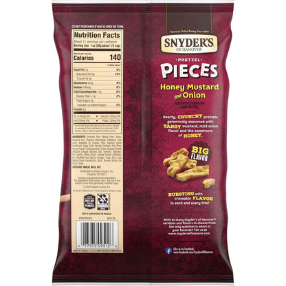 Snyder's of Hanover Peanut-Free Pretzel Pieces – Allergen-Safe Snack for Allergy Households