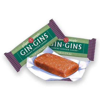 GIN GINS Original Ginger Chews – Thoughtful Mother's Day Gift Basket Addition for Expectant Moms, 3oz Bag