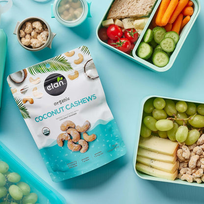 Elan Organic Coconut Cashews – Housewarming Gift Basket Addition for Health-Conscious Hosts, 5.6 oz