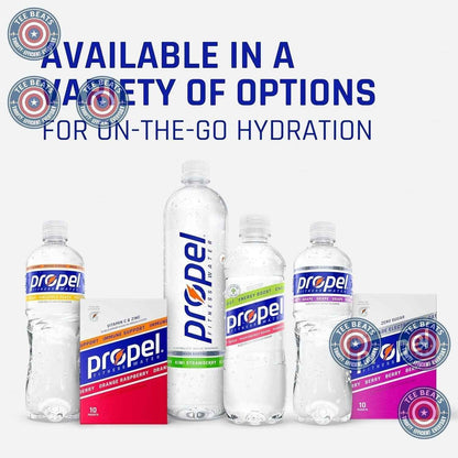 Propel Energy Boost Water – Focus Drink for Home Office and Long Work Sessions, 100mg Caffeine, 12 Pack of 16.9 fl oz