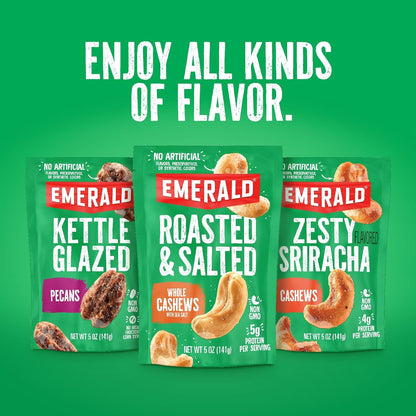 Emerald Nuts Single-Serve Variety Pack – Pantry Staple for Busy Professionals On the Go