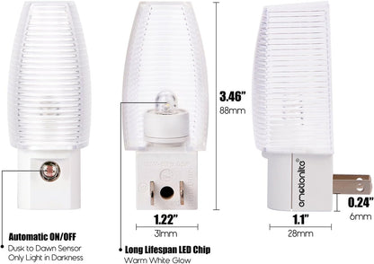 Emotionlite LED Nightlight for Aging in Place – Senior-Safe Path Light for Bedroom and Corridor, Auto Sensor