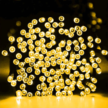 Dazzle Bright 8-Mode Indoor String Lights – 300 LED Green Wire for Christmas Tree, Wall Décor and Festive Home Styling