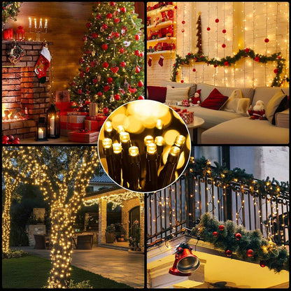 LED Fairy String Lights for Living Room Aesthetic, 8 Modes Warm White Twinkle for Cozy Home Ambiance