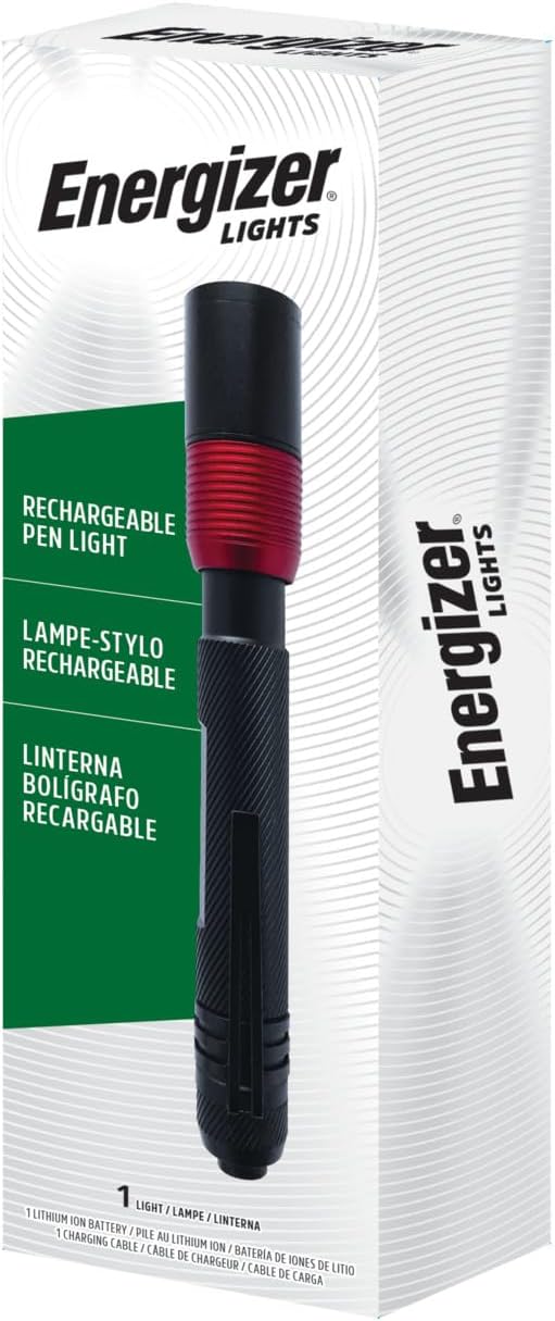 Energizer X400 Pocket Flashlight for Hikers, IPX4 Beam for Backyard and Campsite Use After Dark