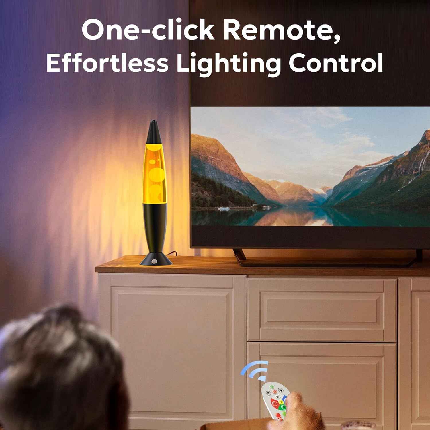 Uniclighter AuraFlow LED Motion Lamp – Cool-Running Night Light Safe for Kids' Bedrooms and Playrooms