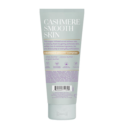 eos Cashmere Vanilla Cashmere Pre-Shave Scrub – Whipped Vanilla and Caramel Sugar Exfoliator for a Relaxing Fragrance Shower Ritual