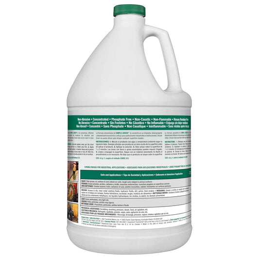 Simple Green Industrial Cleaner and Degreaser – One-Bottle Degreaser for Clutter-Free Facility Supply Closets, 1 Gallon