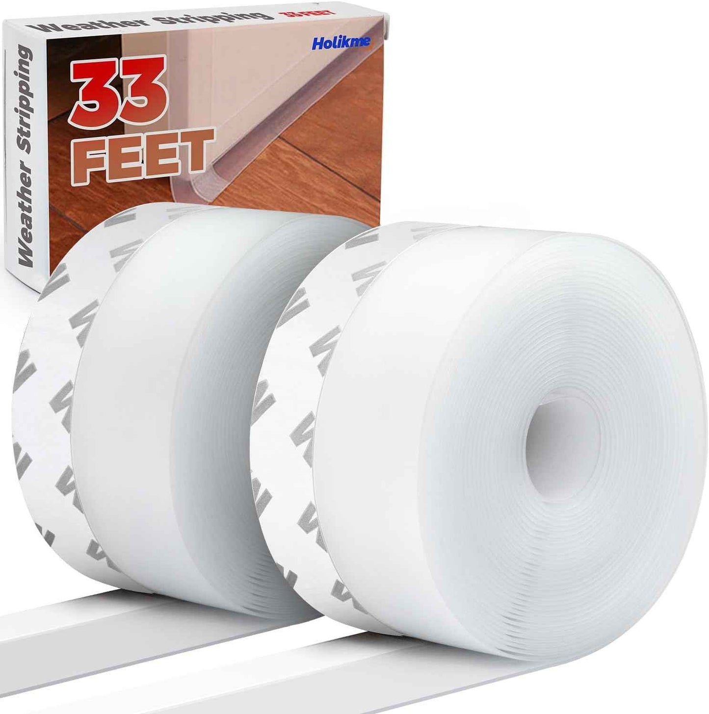 Holikme Weather Stripping Door Seal – Quiet Bedroom Window Insulation for Deeper, Restful Sleep