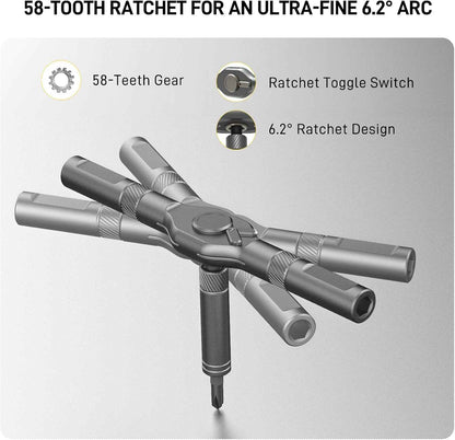 [Brand] 42-in-1 Magnetic Screwdriver Set – Ergonomic Repair Tool to Reduce Wrist Strain During Long Sessions