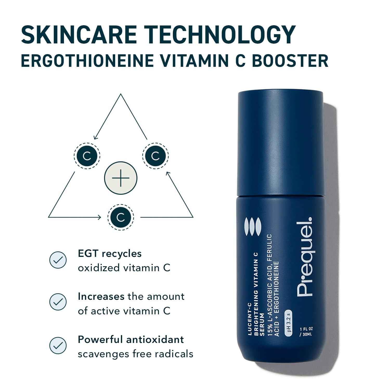 Prequel Skin Lucent-C Premium Vitamin C Serum – Dermatologist-Formulated Luxury Facial Treatment