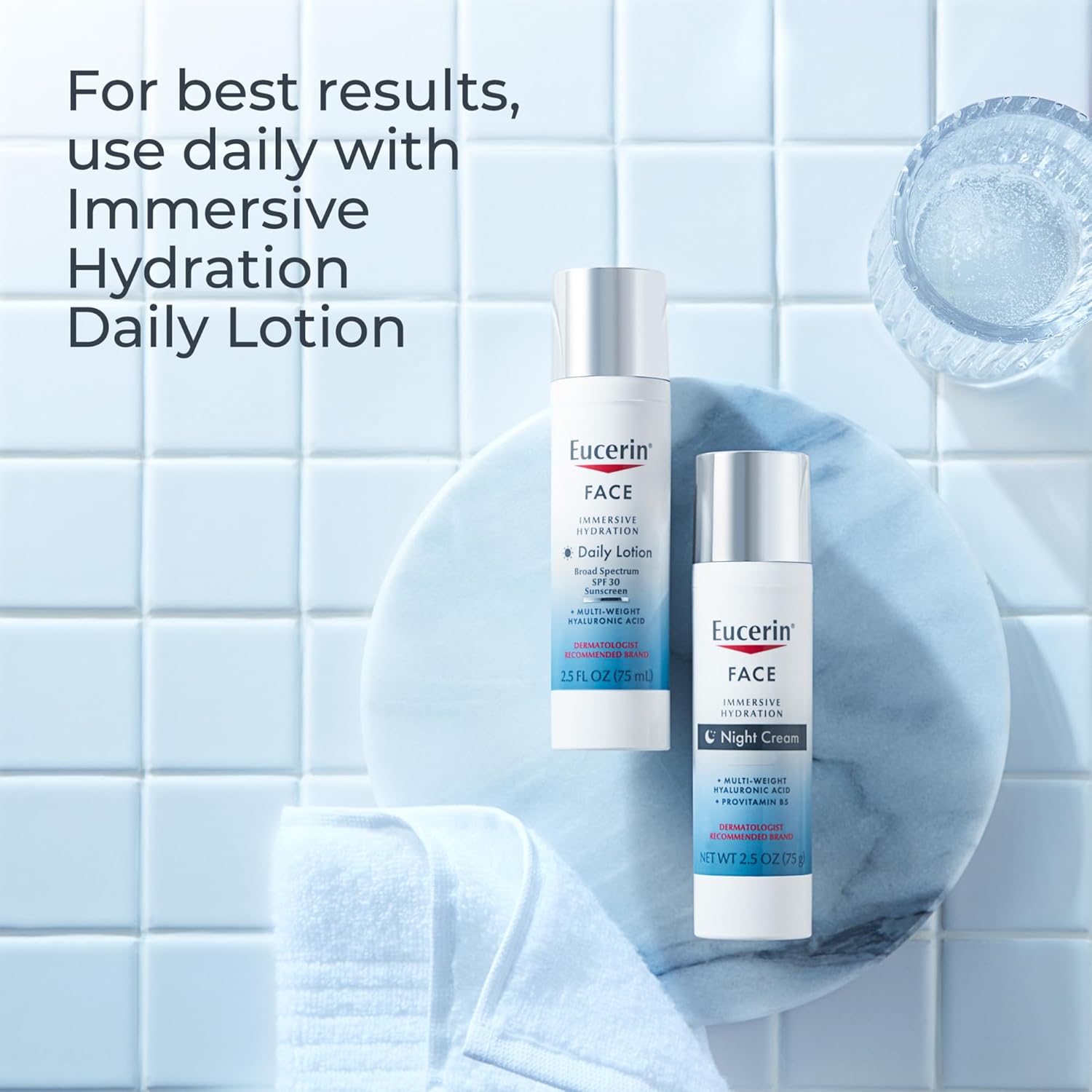 Eucerin Immersive Hydration Night Cream – Dermatologist-Formulated Luxury Moisturizer for Elegant Skincare
