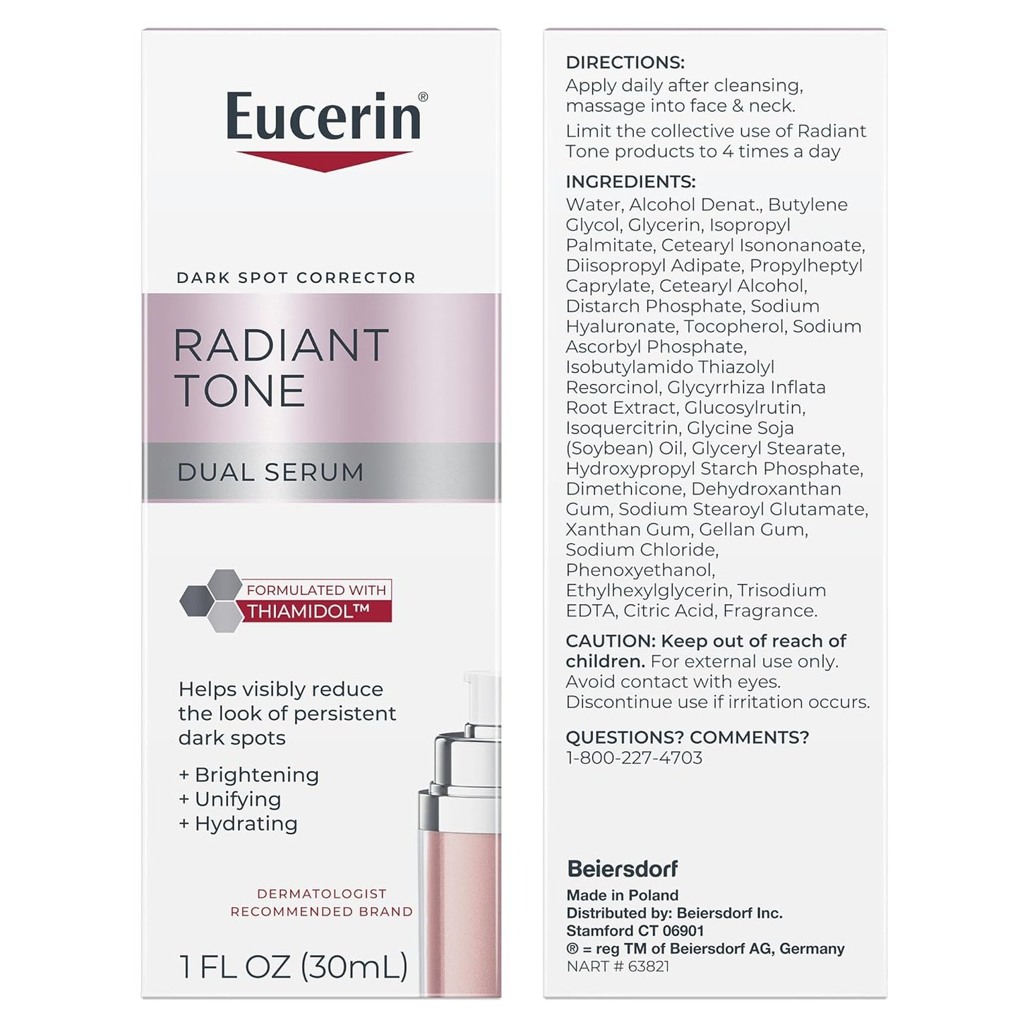 Eucerin Premium Radiant Tone Serum with Thiamidol - Elevated Dark Spot Treatment