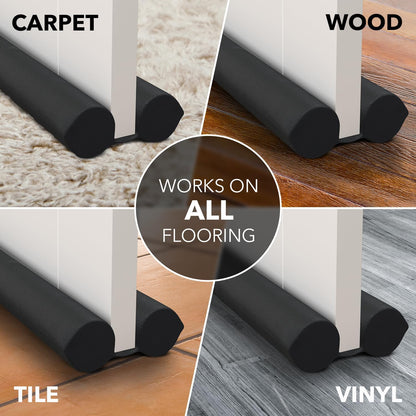 Everlasting Comfort 2-Sided Door Seal – Remote Work Sound Isolation for Bedrooms and Studios, Fits 30 to 36 Inch Doors