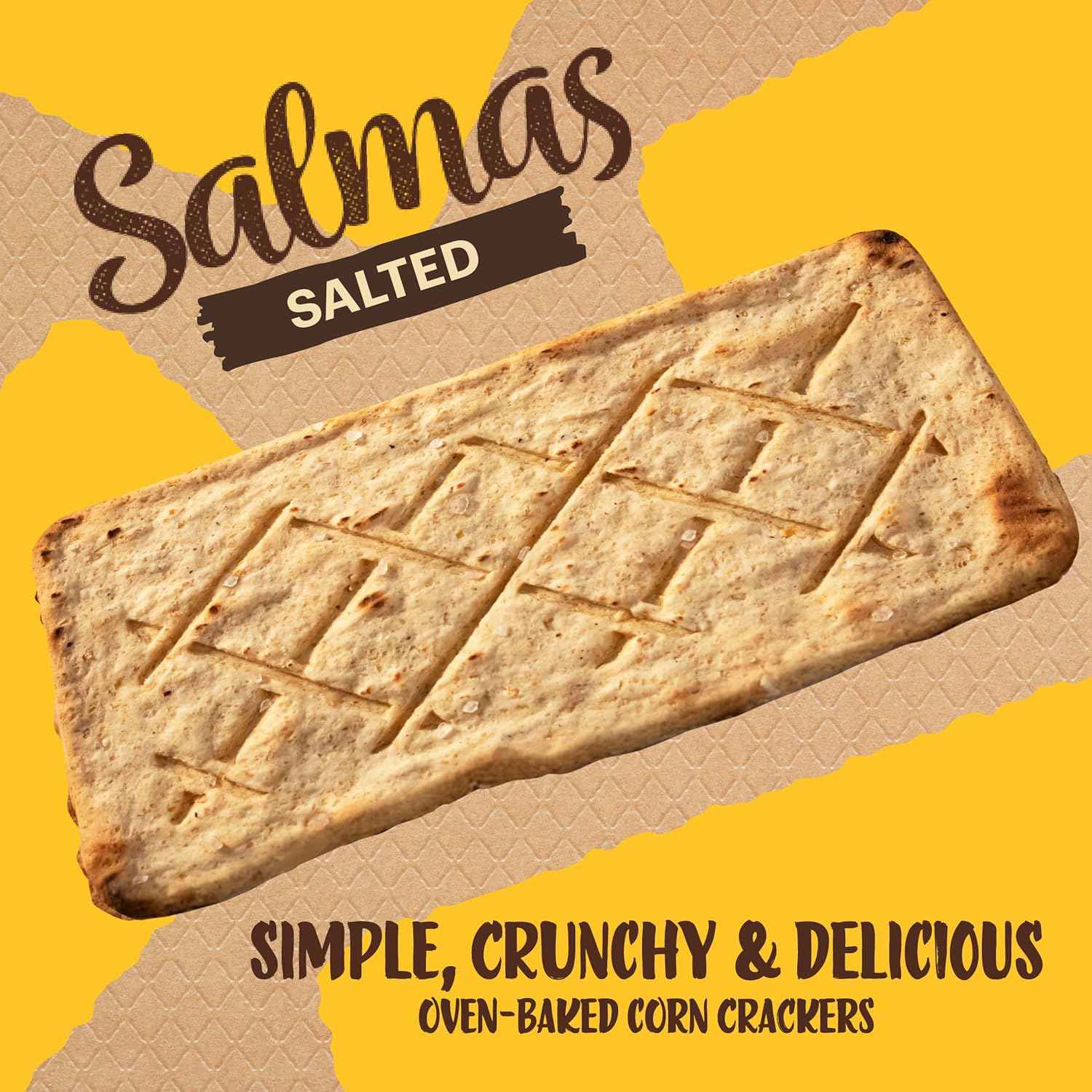 Sanissimo Salmas Salted – Kid-Friendly Lunchbox Crackers for School and Playdates