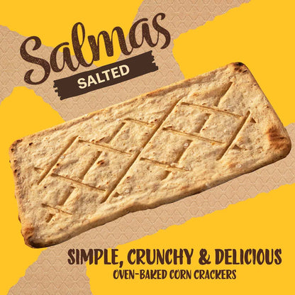Sanissimo Salmas Salted – Kid-Friendly Lunchbox Crackers for School and Playdates