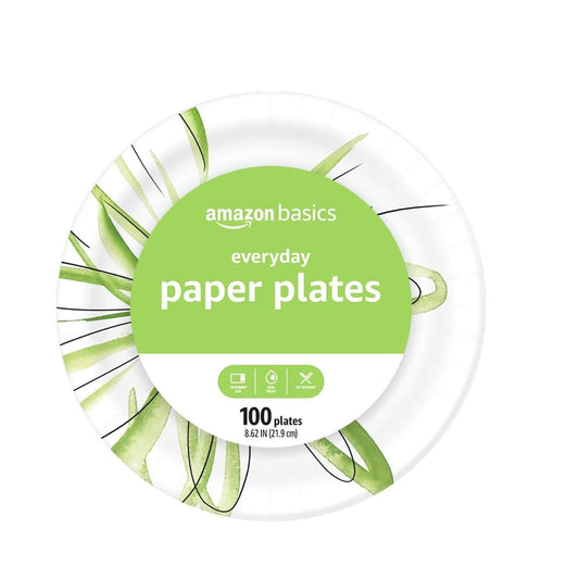 Basics_Everyday_Paper_Plates,_8_5/8_Inch,_Disposable,_Vary_Count