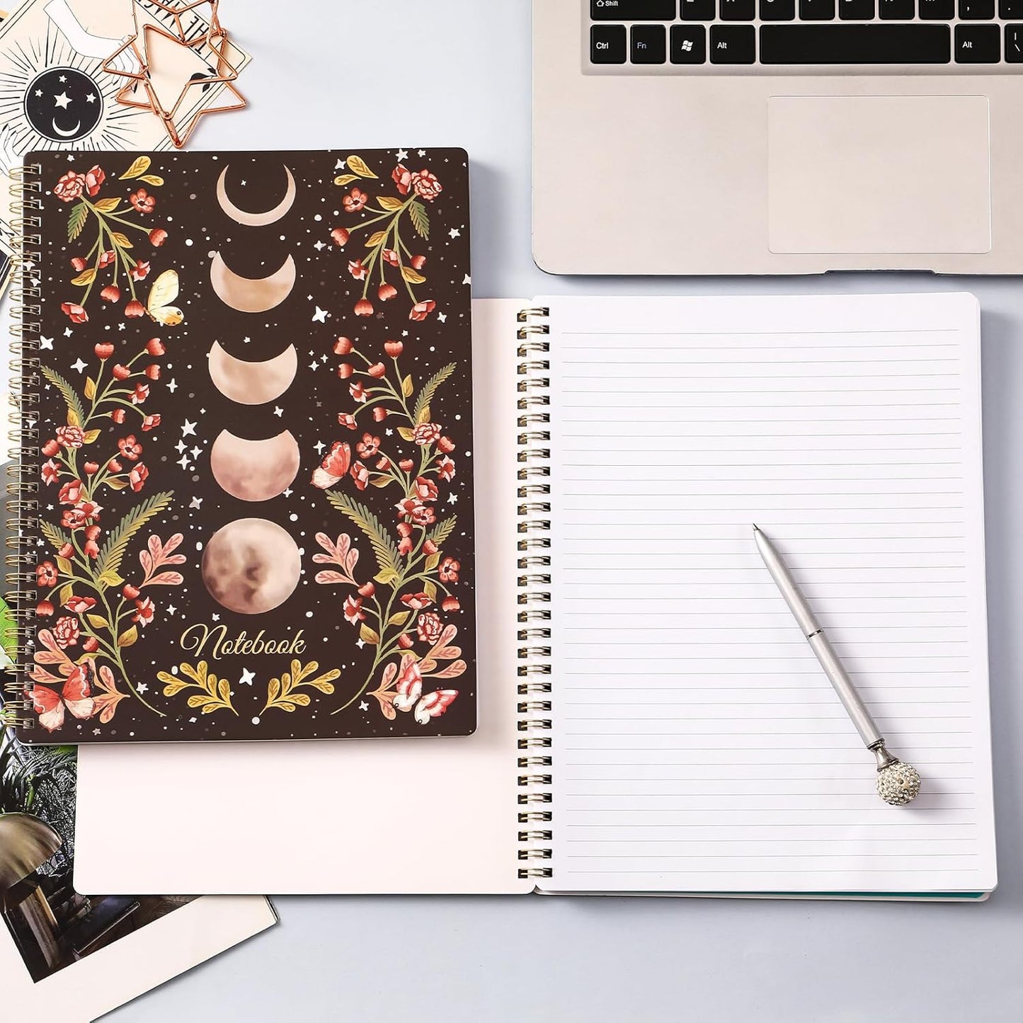 Spiral_Notebook_-_Notebooks_Spiral_Bound_with_Back_Pocket,_Lined_Journal_Notebook,_Spiral_Journal_for_Women,_8.5"_x_11",_144_Pages,_College_Ruled_Writing_Notebook,_100gsm_Paper,_for_Office_&_School