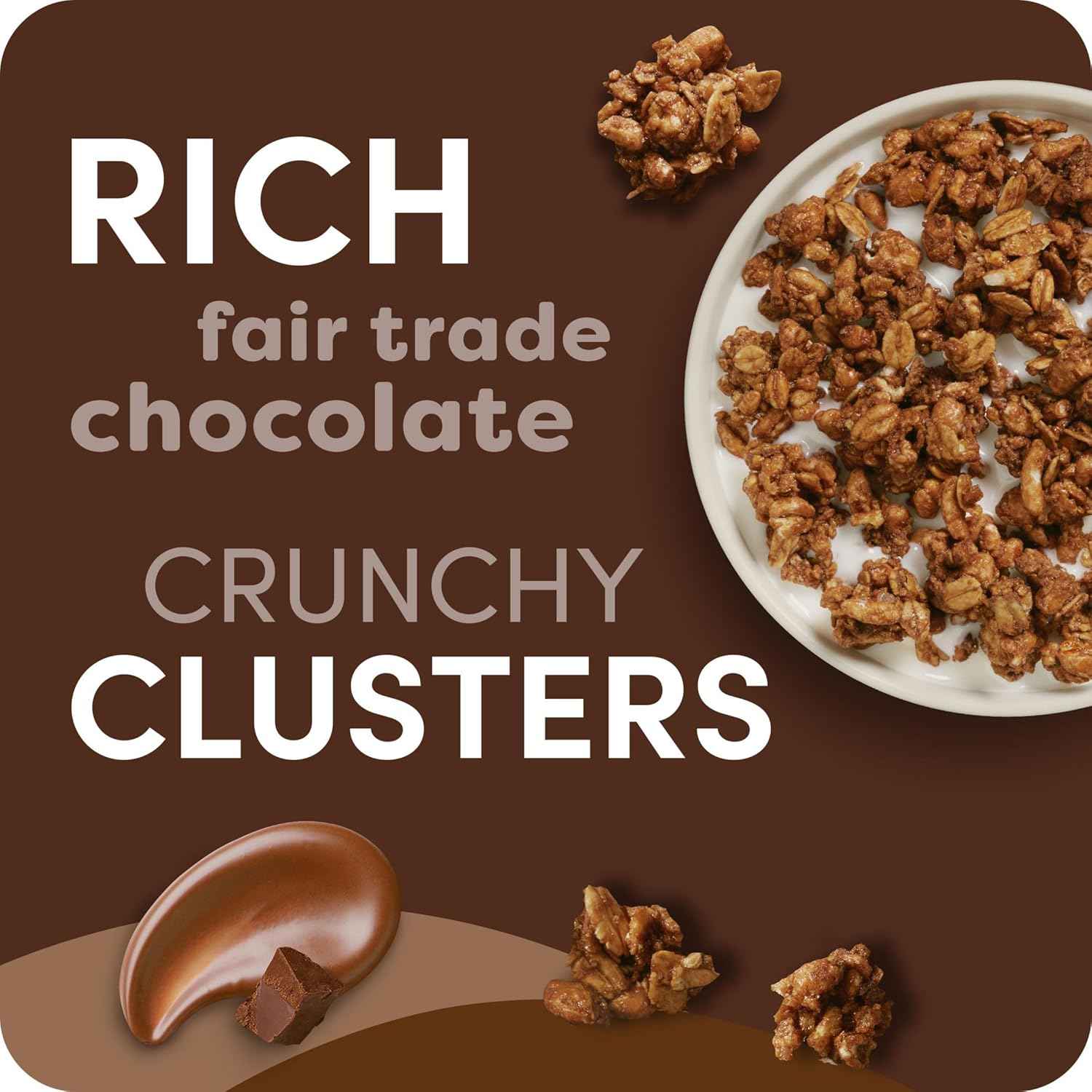 Kashi GO Chocolate Crunch – Self-Care Breakfast Cereal for Clean Eating, 10g Fiber Per Serving