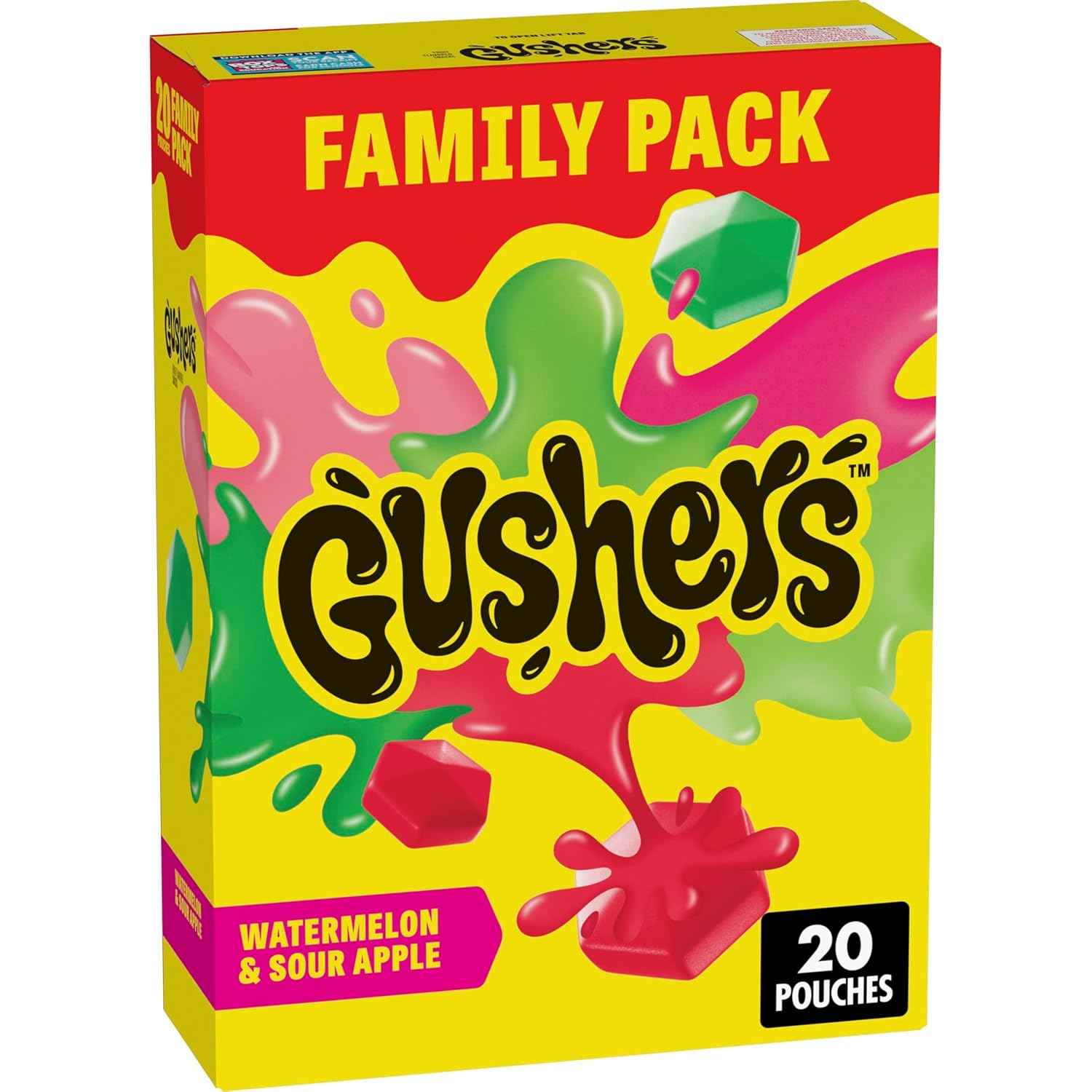 Gushers Liquid-Burst Gummy Pouches – Gluten Free Gelatin Free Snack Pack for Playdates Picnics and After School Team Snacks
