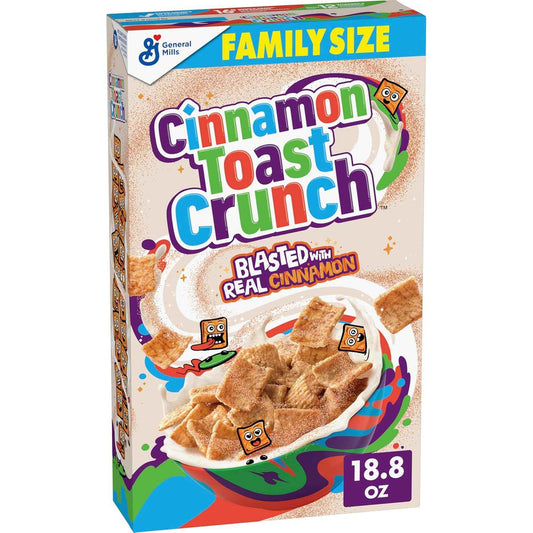 Cinnamon Toast Crunch Cereal – Better-for-You Breakfast Cereal, 16g Whole Grain per Serving