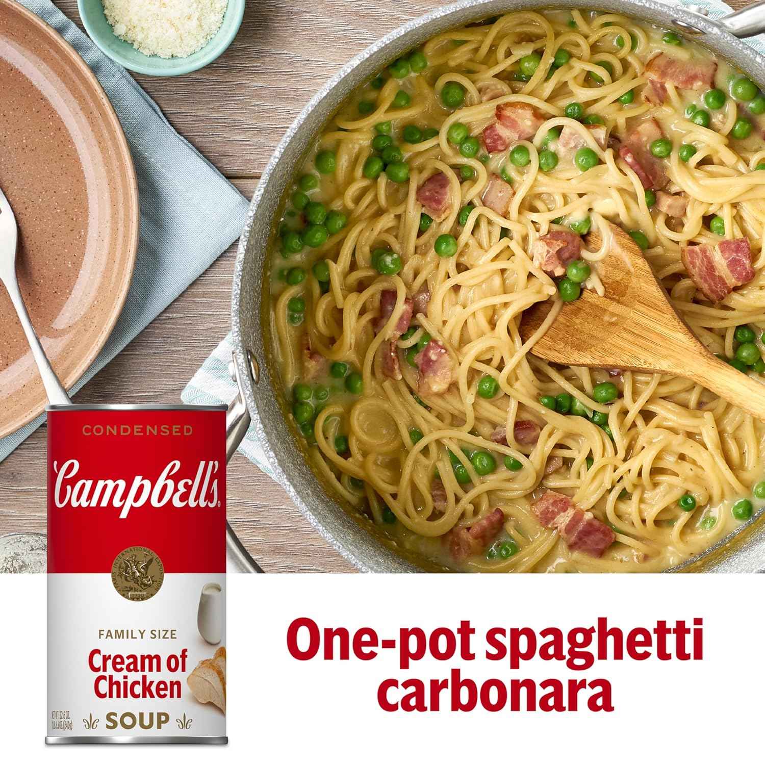 Campbell's Cream of Mushroom Soup – Practical Pantry Gift for College Students and First-Time Renters