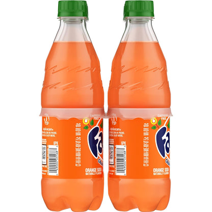 Fanta Orange Soda – Camping and Park Drink, Travel-Friendly 6 Pack of 16.9 fl oz Bottles