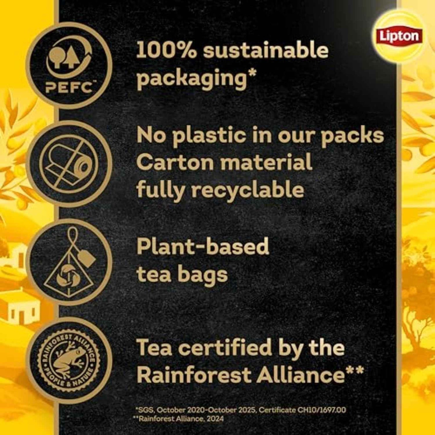 Lipton Peach Mango Black Tea – Mindful Morning Ritual Pyramid Bags for a Calming Daily Pause
