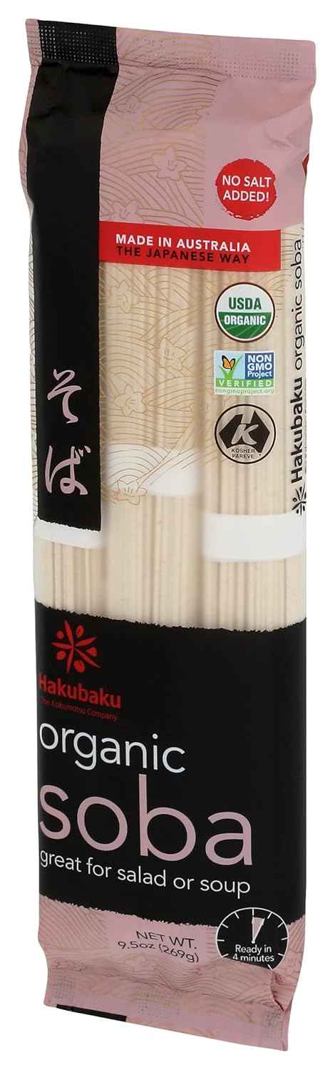 Hakubaku Organic Soba – Thoughtful Pantry Gift for Home Cooks and Japanese Cuisine Lovers