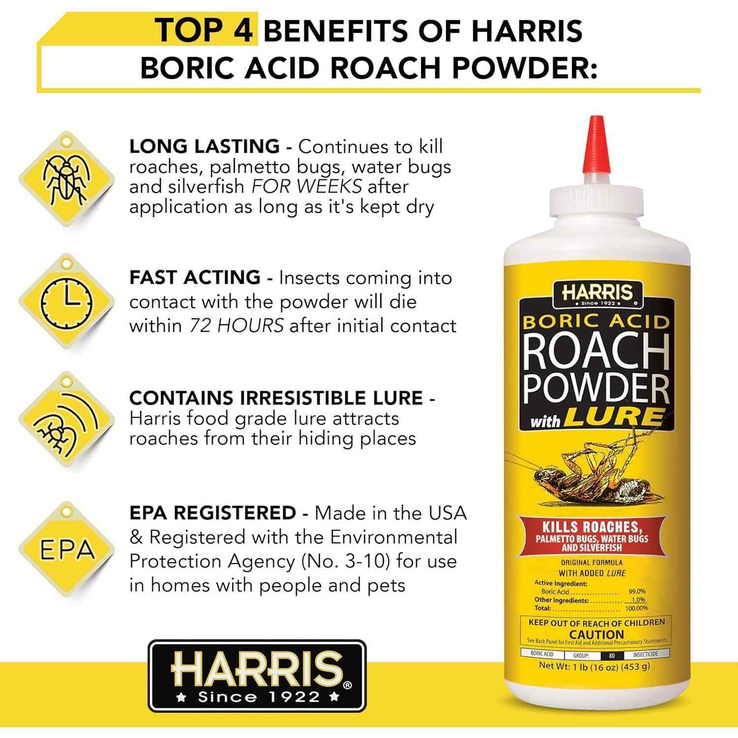 HARRIS Insect Killer Puffer Bottle – Thoughtful Pest Control Gift for Parents and Pet Owners