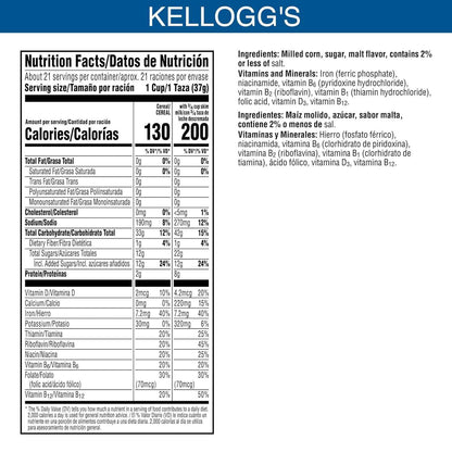 Kellogg's Frosted Flakes Cereal, Giant 28.5 oz Box, Tony the Tiger Breakfast for Kids' Lunchboxes and After-School Snacks