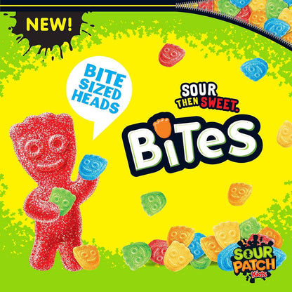 SOUR PATCH KIDS Bites Soft & Chewy Candy, 12 oz – Nostalgic Birthday Gift for Her