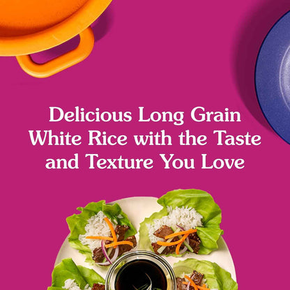 BEN'S ORIGINAL Long Grain White Rice, 5 lb Bag – Family-Sized Side for Kid-Friendly Lunchbox Packing and Dinner Plates