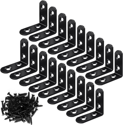 FATLODA L Bracket Kit – Furniture Safety Hardware for Securing Bookcases to the Wall in Kids' Rooms