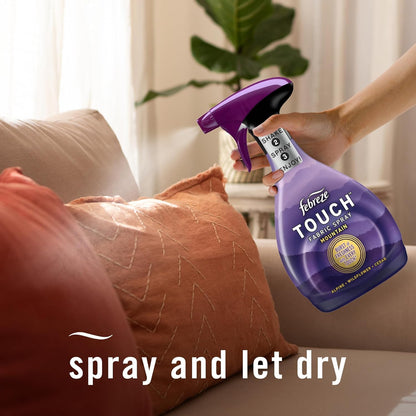 Febreze Touch Fabric Spray – Meditation Corner Scent Ritual, Calming Ginger and Hinoki Aromatherapy Mist