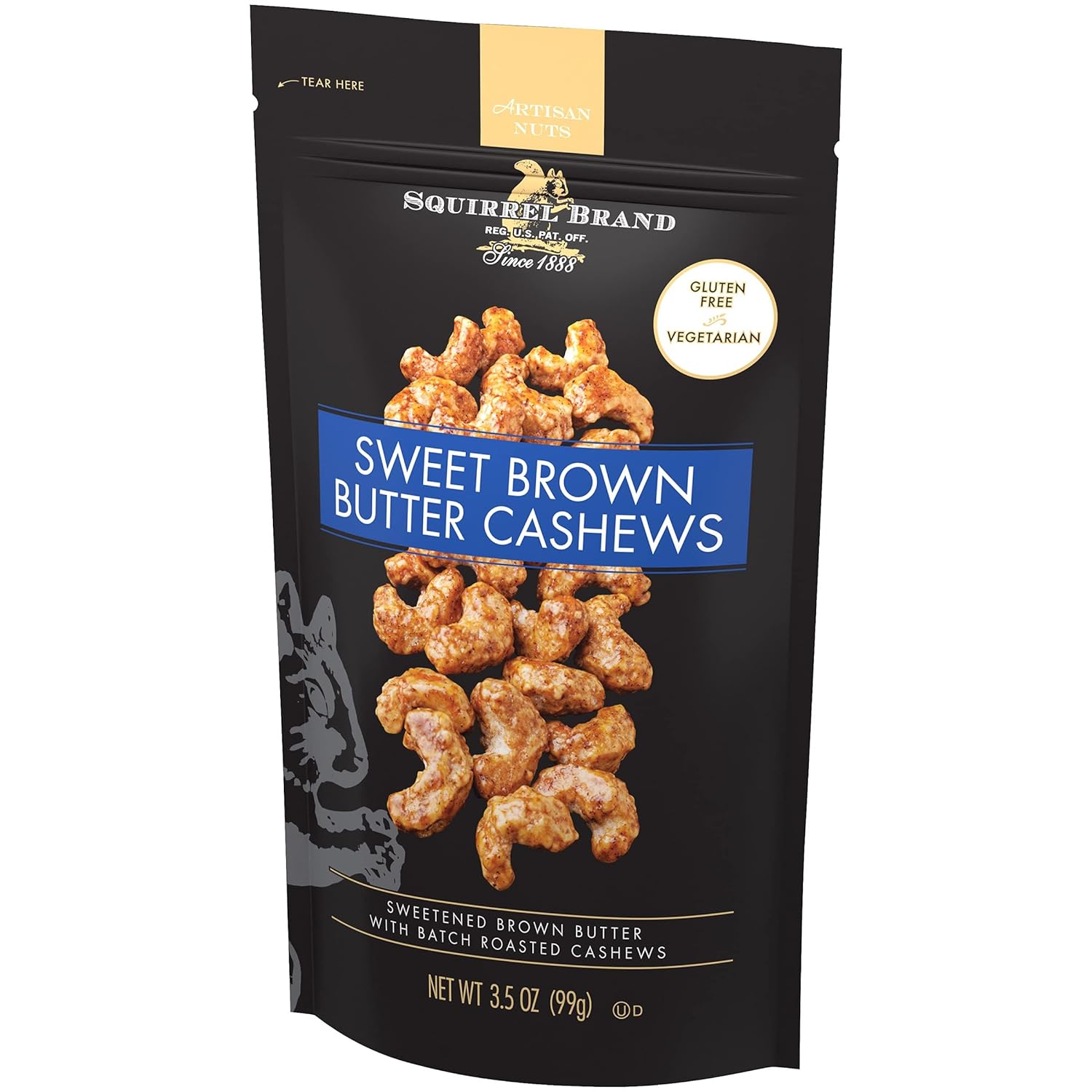 Squirrel_Brand_Sweet_Brown_Butter_Cashews,_3.5_Ounces,_Gluten_Free,_Vegetarian