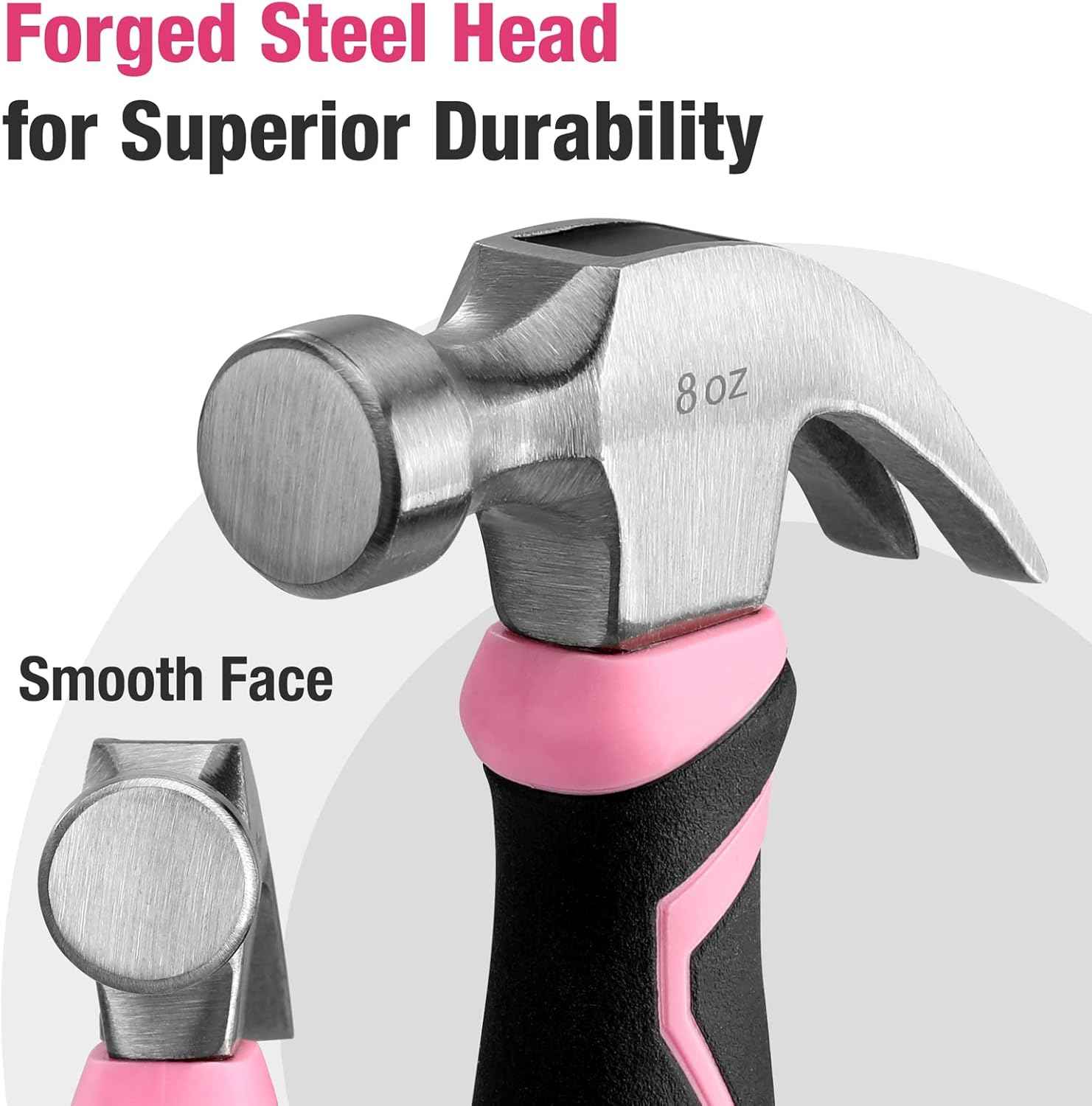 WORKPRO Non-Conductive Fiberglass Hammer – Safer Striking Around Electrical Boxes and Home Wiring