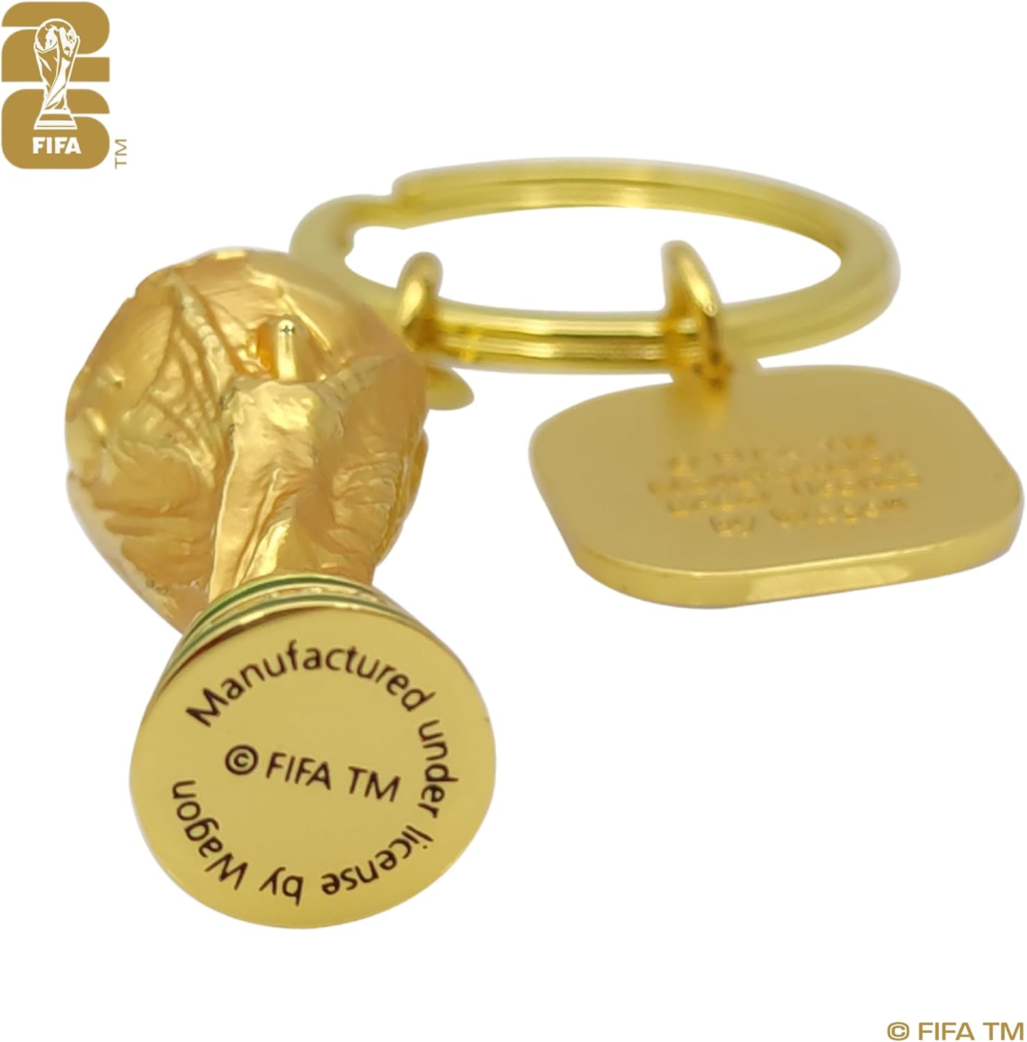FIFA World Cup 2026 Trophy Keychain – Birthday Gift for Soccer Fan, National Team Colors